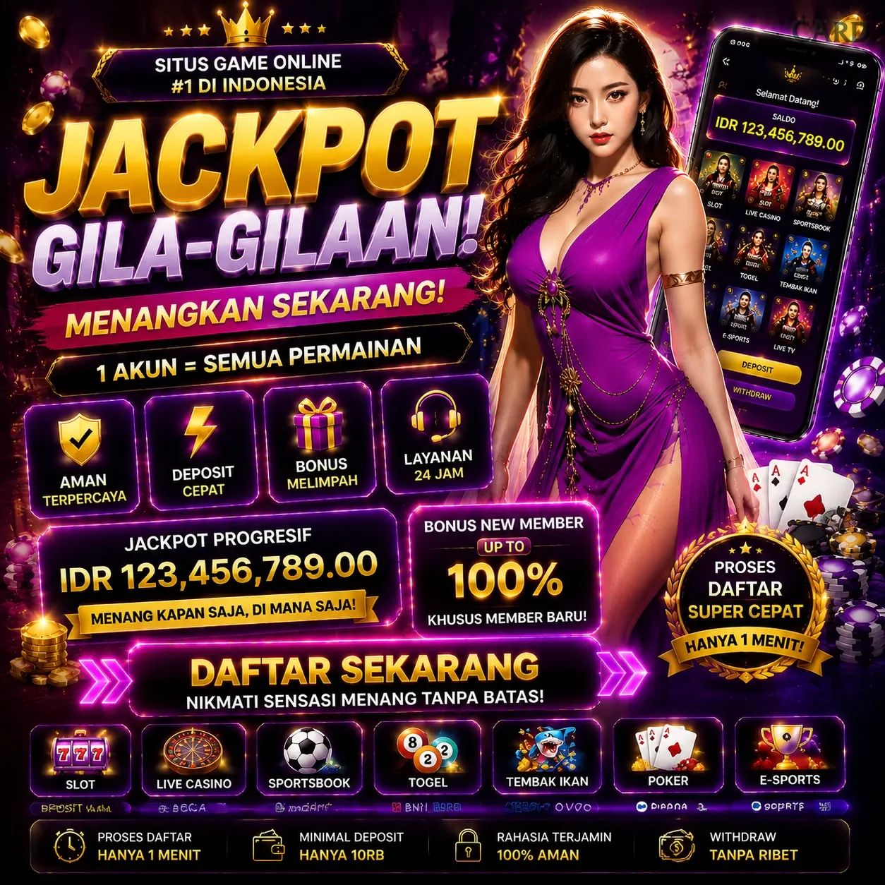 Ikon aplikasi card resmi